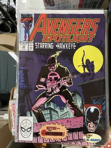 Lot Of 10 Avengers Spotlight #21-23, 27-29, 31-34 (1989 Marvel) Hawkeye Vision - Thumbnail 10
