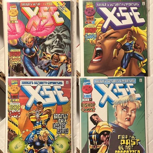 Lot Of 4 Xavierâs Security Enforcers-X.S.E #1 - 4 (1994 Marvel Comics) - Image 1