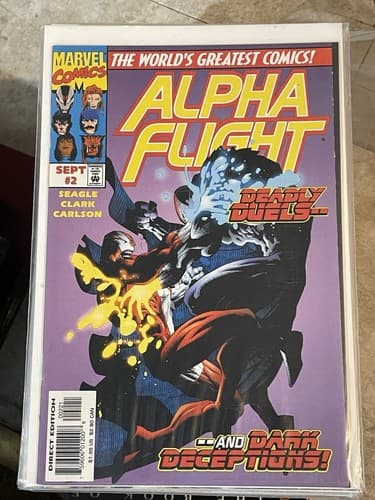 Lot Of 10 Alpha Flight 2nd #1, 2, 4, 5, 6, 9, 10, 11, 17, 18 (1998 Marvel) 2 KEY - Thumbnail 4