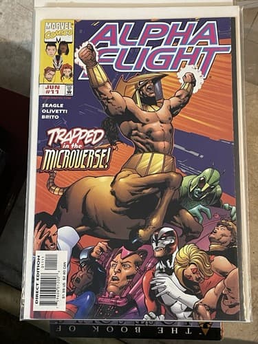 Lot Of 10 Alpha Flight 2nd #1, 2, 4, 5, 6, 9, 10, 11, 17, 18 (1998 Marvel) 2 KEY - Thumbnail 10