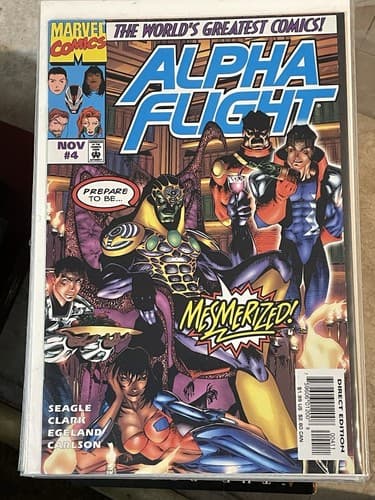 Lot Of 10 Alpha Flight 2nd #1, 2, 4, 5, 6, 9, 10, 11, 17, 18 (1998 Marvel) 2 KEY - Thumbnail 5