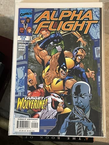 Lot Of 10 Alpha Flight 2nd #1, 2, 4, 5, 6, 9, 10, 11, 17, 18 (1998 Marvel) 2 KEY - Thumbnail 8