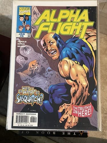 Lot Of 10 Alpha Flight 2nd #1, 2, 4, 5, 6, 9, 10, 11, 17, 18 (1998 Marvel) 2 KEY - Thumbnail 7