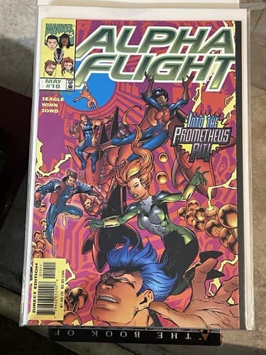 Lot Of 10 Alpha Flight 2nd #1, 2, 4, 5, 6, 9, 10, 11, 17, 18 (1998 Marvel) 2 KEY - Thumbnail 9