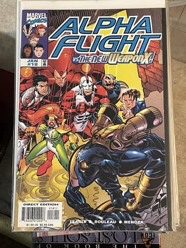 Lot Of 10 Alpha Flight 2nd #1, 2, 4, 5, 6, 9, 10, 11, 17, 18 (1998 Marvel) 2 KEY - Thumbnail 12