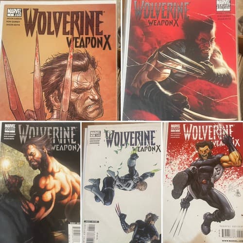 Lot Of 11 Wolverine: Weapon X #1 - 5, 7 - 12 (2009 Marvel) 3 Variant Covers - Image 1