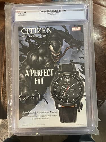Carnage: Black, White & Blood #2B CGC 9.8 White Pages - Thumbnail 2