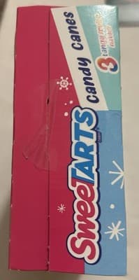 SweetTarts Candy Canes Blue Punch/Green Apple/Cherry 12ct 5.28 (150g) - Thumbnail 2