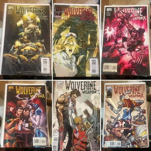 Lot Of 11 Wolverine: Weapon X #1 - 5, 7 - 12 (2009 Marvel) 3 Variant Covers - Thumbnail 2