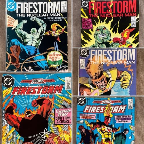 Lot Of 10 Fury of Firestorm #51, 52, 54 -60, 62 (1986 DC) ð KEY - Image 1