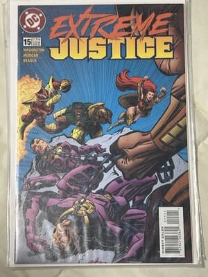 Extreme Justice #11, 14, 15, 17, 18 (1995 DC) Wonder Twins - Booster Gold - Thumbnail 4