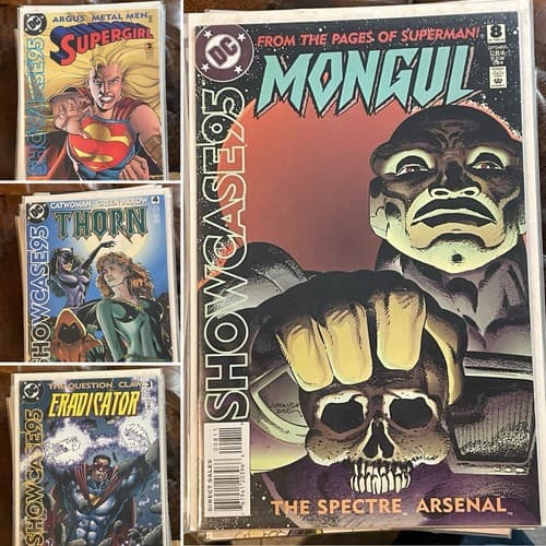 SHOWCASE '95 #2, 3, 4, 8 (1995 DC) Supergirl, Mongul, Thorn - 1 KEY- Lot Of 4 - Image 1