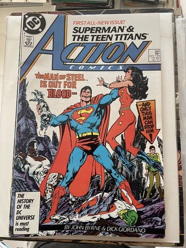 Lot Of 3 Action Comics #583 - 587 (1938 DC) Byrne - Thumbnail 4