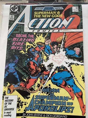 Lot Of 3 Action Comics #583 - 587 (1938 DC) Byrne - Thumbnail 8