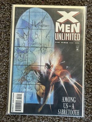 X-Men Unlimited #2, 3, (1993 Marvel) Magneto - Sabertooth Lot Of 2 - Thumbnail 3