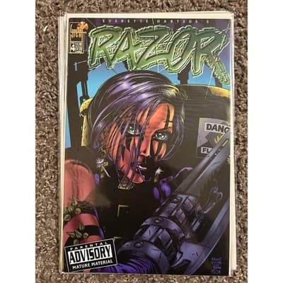 Razor Vol. 2 #1 Chrome - 7 (1996 London Night Studios) Complete Set of 7 - Thumbnail 6