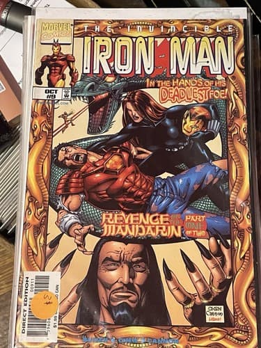 Lot of 8 Invincible Iron Man 3rd Series #3 - 10 Marvel Comics (1998 Marvel) - Thumbnail 8