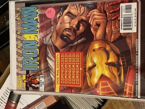 Lot of 8 Invincible Iron Man 3rd Series #3 - 10 Marvel Comics (1998 Marvel) - Thumbnail 7