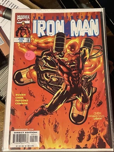Lot of 8 Invincible Iron Man 3rd Series #3 - 10 Marvel Comics (1998 Marvel) - Thumbnail 4