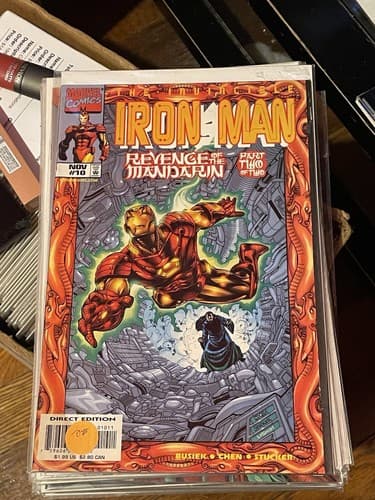 Lot of 8 Invincible Iron Man 3rd Series #3 - 10 Marvel Comics (1998 Marvel) - Thumbnail 9