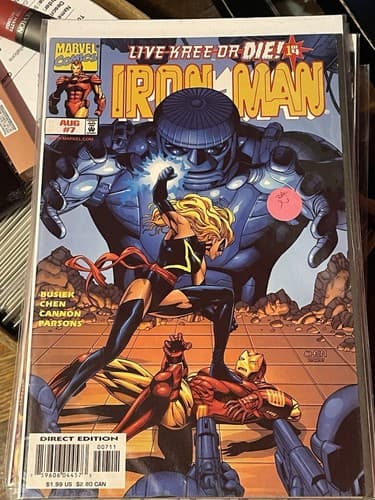 Lot of 8 Invincible Iron Man 3rd Series #3 - 10 Marvel Comics (1998 Marvel) - Thumbnail 6