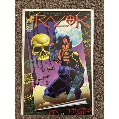 Razor Vol. 2 #1 Chrome - 7 (1996 London Night Studios) Complete Set of 7 - Thumbnail 5