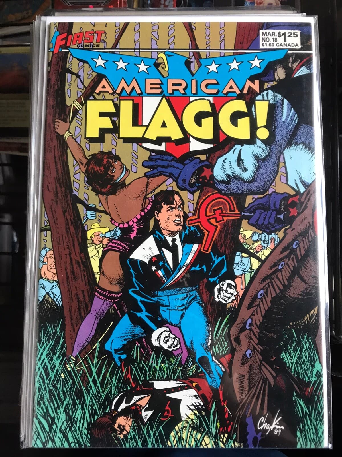 American Flagg #14 - 18 (1983 First) Howard Chaykin Lot of 5 - Thumbnail 6