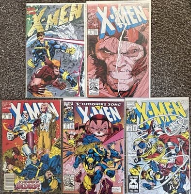 X-Men 2nd Series #1, 7, 12, 14, 18 (1992 Marvel) Lot Of 5, 2 KEYS Hazard 1st App - Image 1