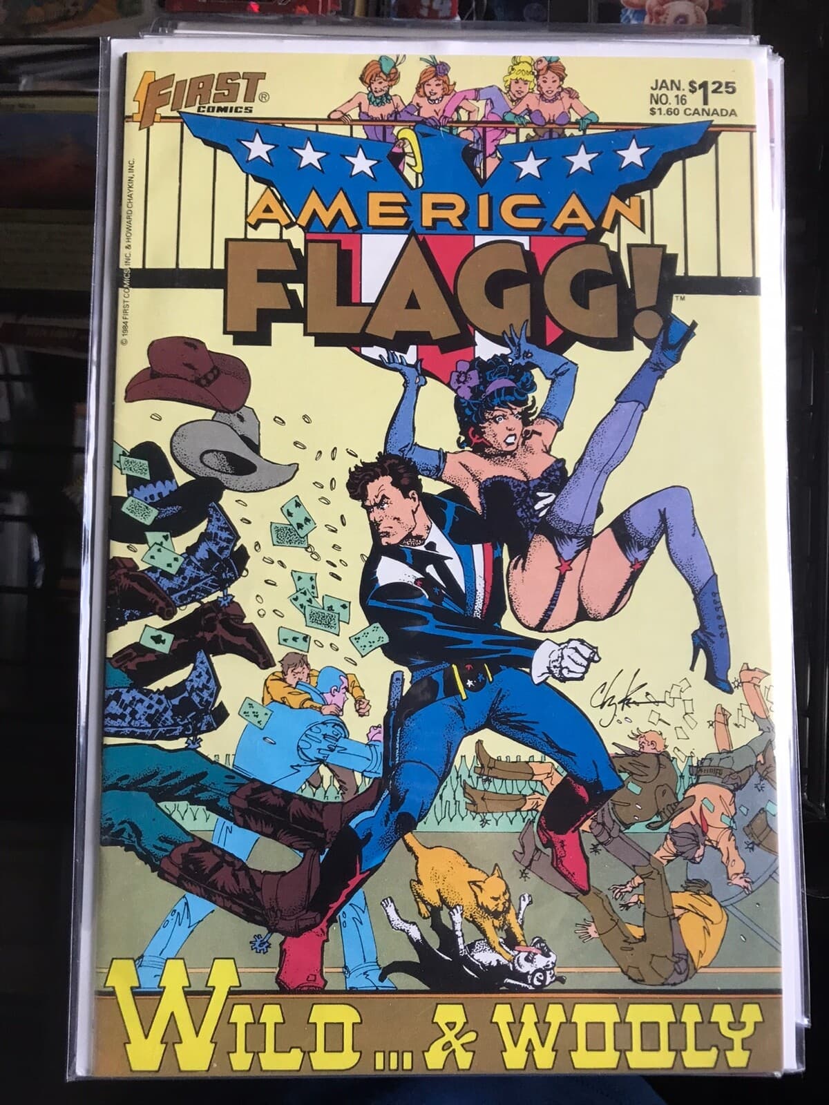 American Flagg #14 - 18 (1983 First) Howard Chaykin Lot of 5 - Thumbnail 4