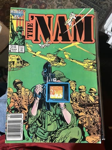 LOT OF 7 Nam #4, 5, 6, 7, 8, 9, 12 (1986 MARVEL) - Thumbnail 2