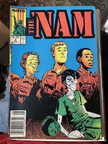 LOT OF 7 Nam #4, 5, 6, 7, 8, 9, 12 (1986 MARVEL) - Thumbnail 7