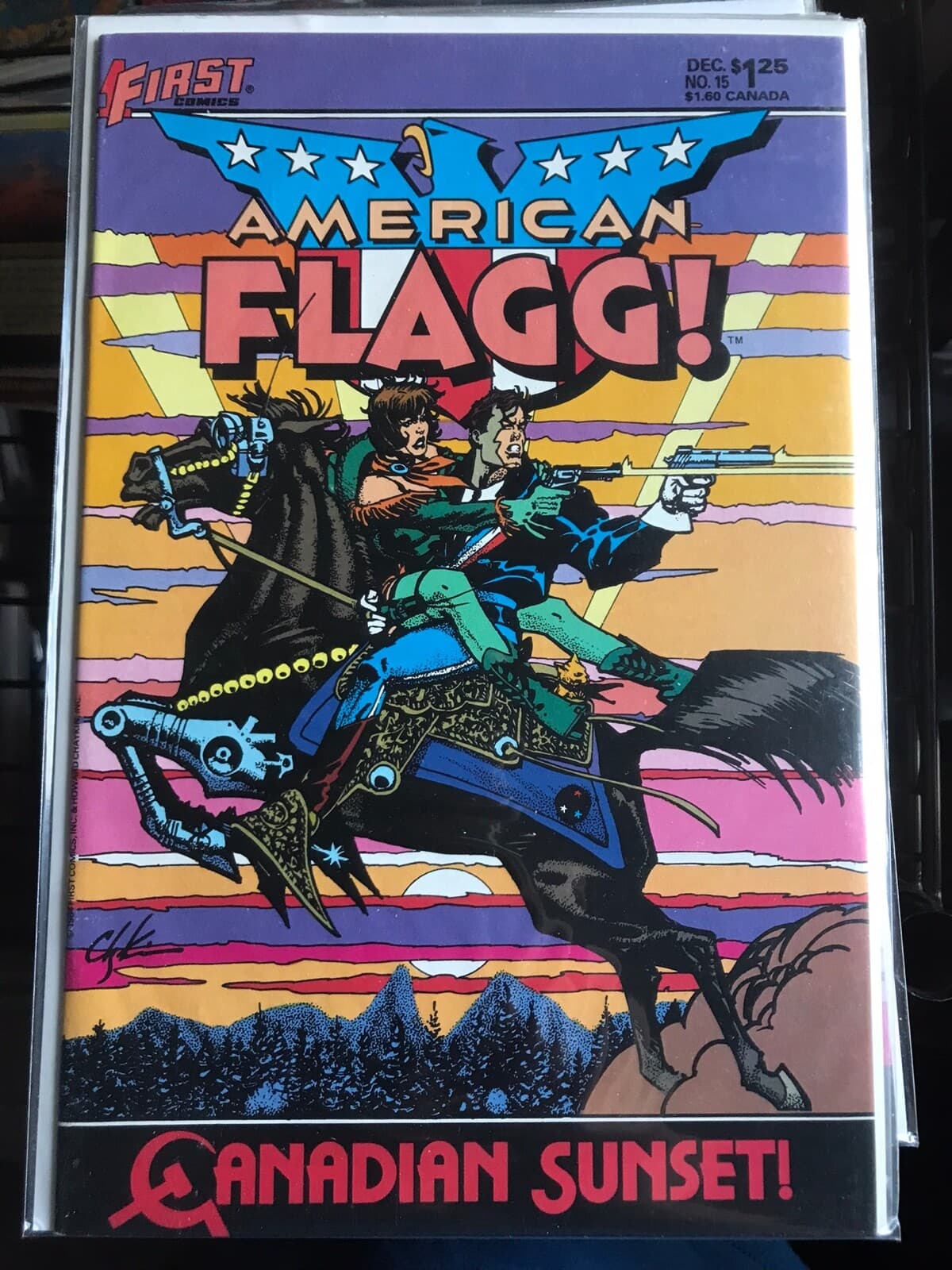 American Flagg #14 - 18 (1983 First) Howard Chaykin Lot of 5 - Thumbnail 3