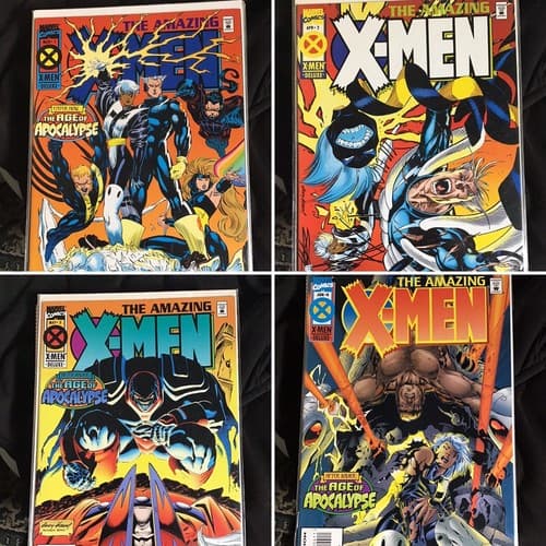 The Amazing X-Men Age of Apocalypse #1-4 (1996 Marvel) Complete Set Of 4 - Image 1