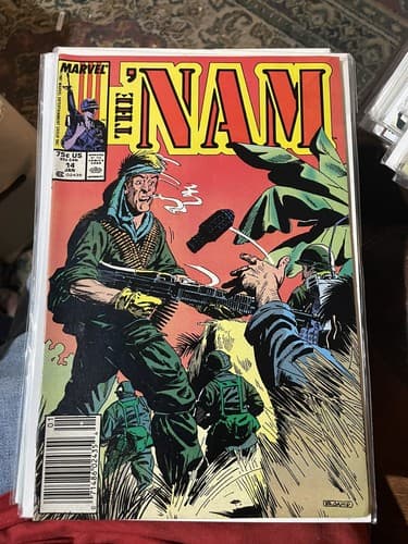 LOT OF 5 Nam #10, 11, 12, 14, 16 (1986 MARVEL) - Thumbnail 5