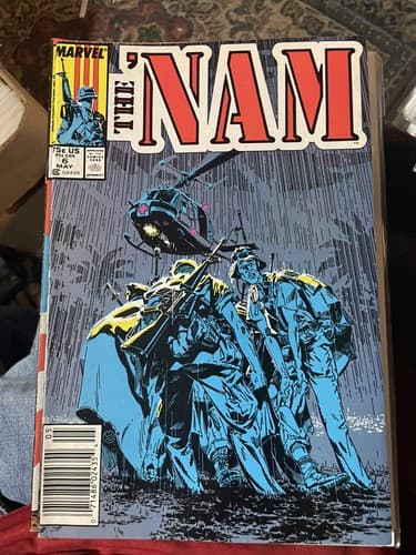 LOT OF 7 Nam #4, 5, 6, 7, 8, 9, 12 (1986 MARVEL) - Thumbnail 4