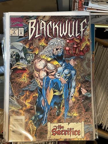 Lot Of 7 Blackwulf #1 - 6, 10 (1994 Marvel) Embossed Cover - Thumbnail 4