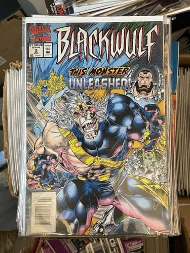 Lot Of 7 Blackwulf #1 - 6, 10 (1994 Marvel) Embossed Cover - Thumbnail 3