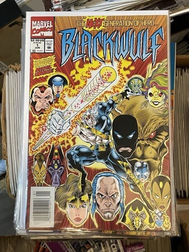 Lot Of 7 Blackwulf #1 - 6, 10 (1994 Marvel) Embossed Cover - Thumbnail 2