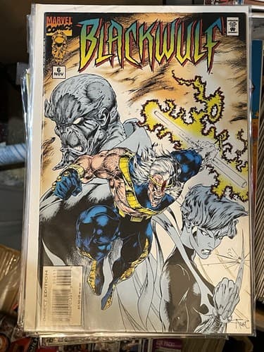 Lot Of 7 Blackwulf #1 - 6, 10 (1994 Marvel) Embossed Cover - Thumbnail 7