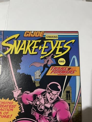 G.I.Joe #141 (1993 Marvel) Snake-Eyes And Transformers - Thumbnail 5