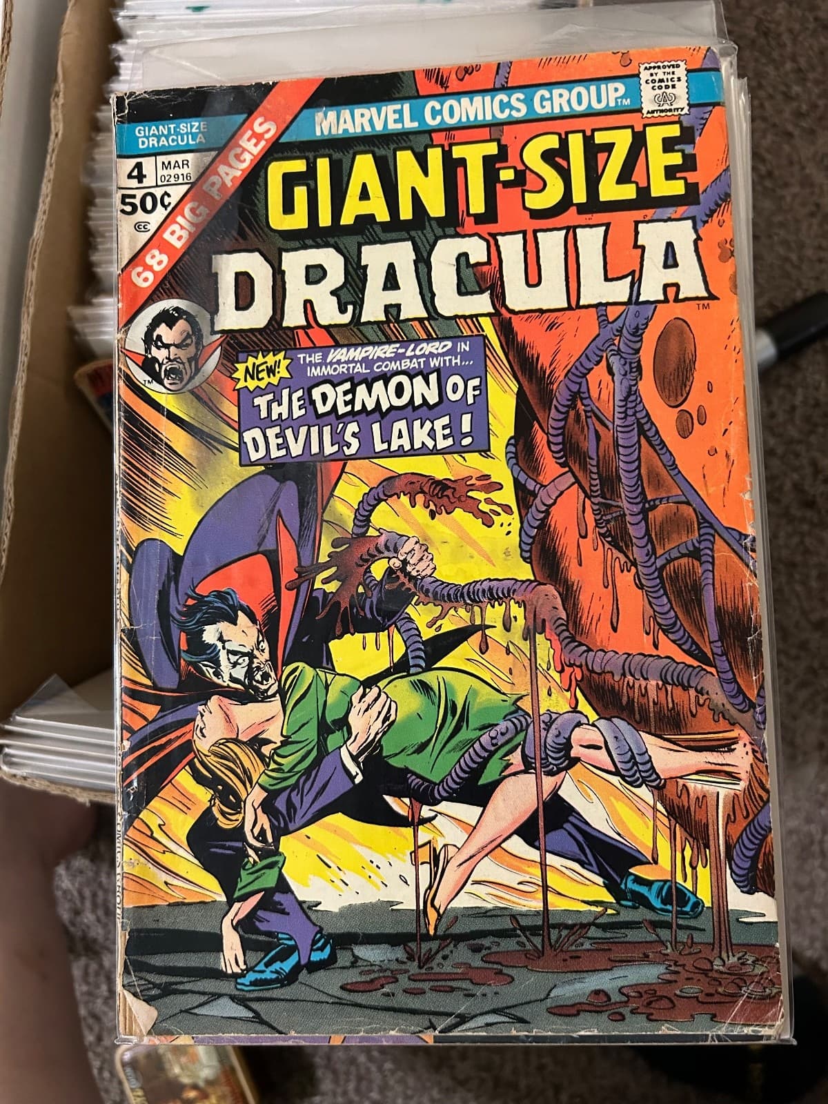Giant Size Dracula #4 (1975 Marvel) - Image 1