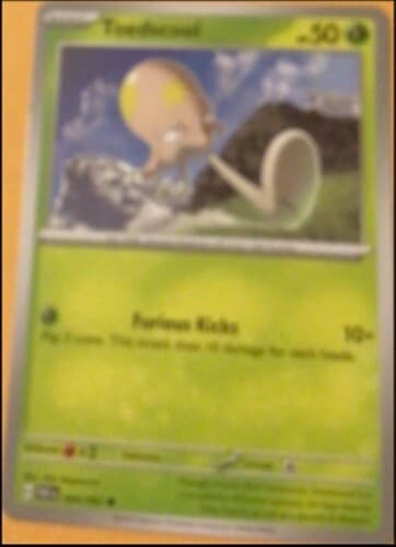 PokÃ©mon TCG Toedscool Scarlet & Violet Base Set 004/091 Regular Common - Image 1