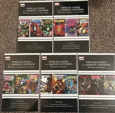 Official Index to the Marvel Universe: Wolverine, Punisher & Ghost Rider - Image 1