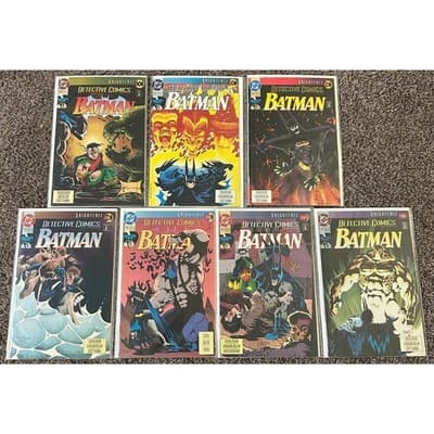 Detective Comics #660 - 666 (1993 DC) Lot of 7 Knightfall Crossover - Image 1