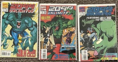 2099 Unlimited #3, 4, 5 (1993 Marvel) Lot Of 3 La Chryma 2099 Metal scream 2099 - Image 1