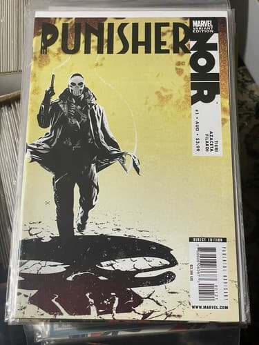 Lot Of 2 Punisher Noir #1 Variant & 2 (2009 Marvel) - Thumbnail 2