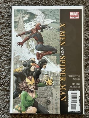 X-MEN and SPIDER-MAN #1 - 3 (2009 Marvel) Gage Alberti Lot Of 3 - Thumbnail 2