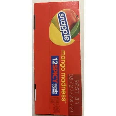 Snapple 12 Spicy Mango Madness Candy Canes - Thumbnail 4