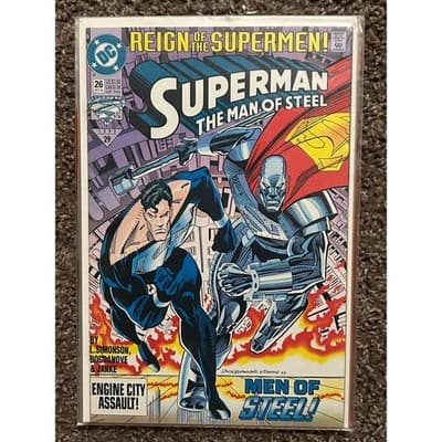 Superman The Man of Steel #21, 22, 26, 33, 34, 35 (1993 DC) Lot of 6 - 2 KEYS - Thumbnail 4