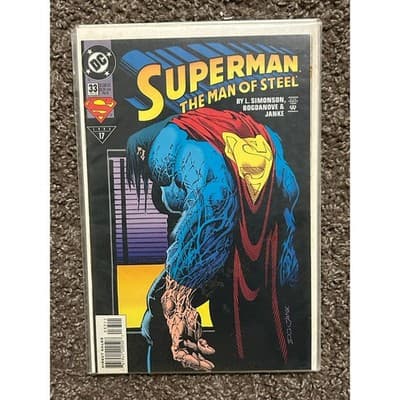 Superman The Man of Steel #21, 22, 26, 33, 34, 35 (1993 DC) Lot of 6 - 2 KEYS - Thumbnail 5